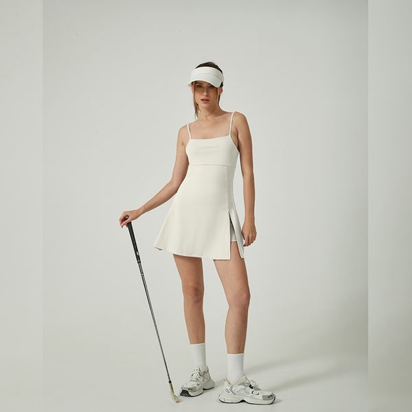Fashionable Sports Tennis Skirt Featuring a Chic Sashetail Cutout for Athletic Performance