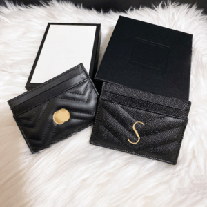 Luxury Designer wallet Credit ID Card Holders purse Luxury Sheepskin Leather caviar Wallets Bags Plaid Case for Men Women's Fashion Mini Card Cardholder wholesale