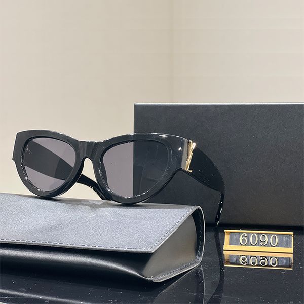 Designer Women Sunglasses Fashion Sunglasses Cat Eye Men Sun glass Goggle Adumbral Letters 6 Color Eyeglasses