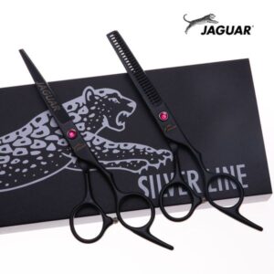 Black Hairdressing Scissors Professional High Quality 6.0 Inch Hair straight/curved Cutting+Thinning Scissors Salon Shears Barber Scissors Shop