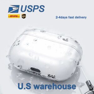 For Apple Airpods pro 2 2nd generation airpod 3 max Headphone Accessories airpods 2 Solid TPU Protective Earphone Cover Shockproof Case