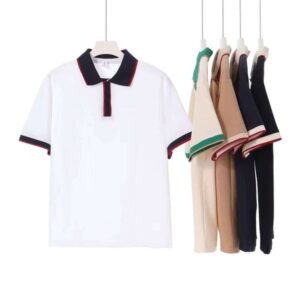 Color Block Short Sleeve 240g Fashion New Summer Series Loose T-Shirt mens Wholesale