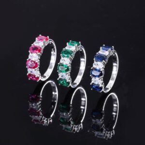 Trendsetting Multicolor S925 Geometrical Charm Bracelet for Ladies