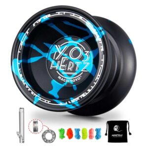 MAGICYOYO Y03-Hertz Yoyo Professional Unresponsive Yoyo For Kids And Advanced Pro Aluminium Metal Yoyo Ball With Long Spin