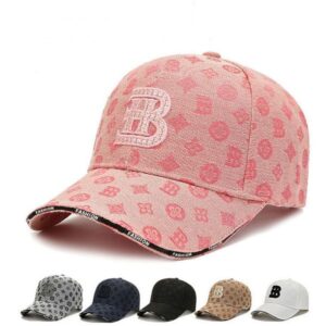 Ball Caps Old flower light luxury letter hat children's Korean version trendy sun hat men's duckbill cap baseball cap