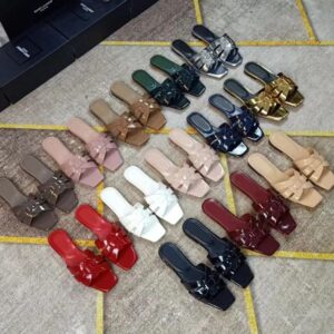 Luxury Sandals Designer Men's and Women's Slippers Slide Slippers Summer Fashion Wide Flat Bottom Size 35-42