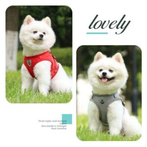 Breathable Pet Harness And Leash Combo Safe And Durable Reflective Vest For Dogs And Cats Of All Sizes