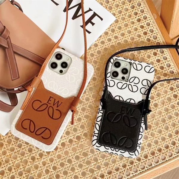 Designer Cell Phone Across Body For IPhone Cases 14 13 11 Pro Max 12 Xs XR X 8 7 Plus Protect Leather Case Brand Mobile Shell