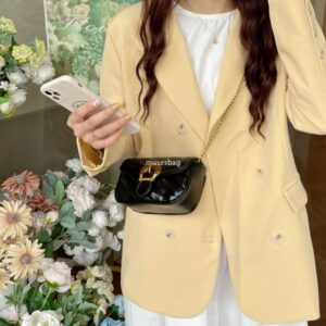 Xiaoxiangfeng Embroidered Thread Chain Texture High Grade Crossbody Small Bag New Small and Versatile One Shoulder Small Square Bag for Women