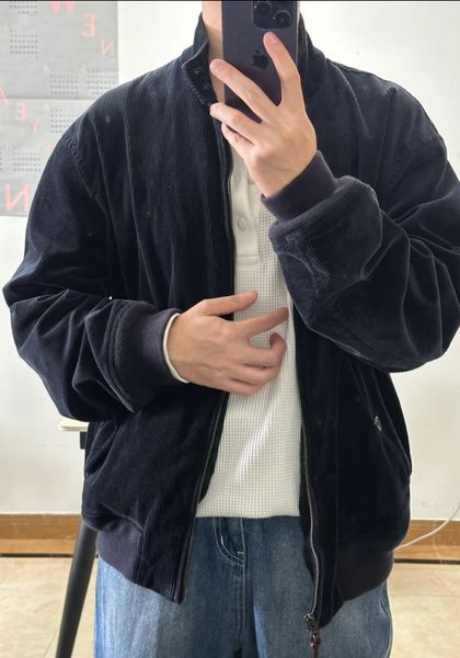 Vintage Mens Leather Style Jacket Small Horse Patch Casual Coat Zip Up Outerwear Fashion Workwear Lapel Collar Comfortable Fit Designer Utility Jacket for Men