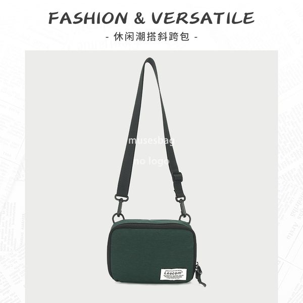 Spring and summer new men's crossbody bag fashion brand small crossbody bag men's bag backpack crossbody bag men's casual mobile phone bag