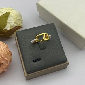 Luxury Band Rings Classic Crystal Opening Ring 18k Gold Plated Designer Wedding Rings for Women Bridal Party Jewelry