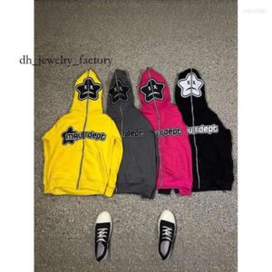 Men's Hoodies 2025 Autumn And Winter Star Printed Casual Personalized Hoodie Loose Cardigan Women's Top Zipper Sweatshirt eda