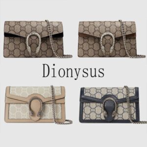 Dionysus bags Luxury Woman handbag designer bag trendy Borsa with unique plated silver strap shoulder bag pin buckle flap cover tikotk fashioin punk style 16.5CM