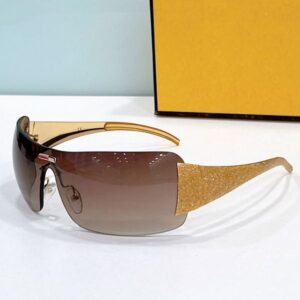 Mens Sports Style Sunglasses FS340 New Fashionable and Cool Style Sunglasses UV400 Protection Unique Logo Lens Leg Slice Design for Mens High end Design Fit Glasses