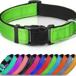 Dog Reflective Adjustable Breathable Nylon Pet Collar Suitable For Small Medium Sized Cats Perfect Pet Collar For Wearing