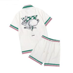 Stylish Menswear Comprised of Patterned Shirt plus Pants