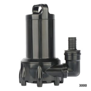 3000GPH Submersible Outdoor Inline Pond Pump High Head Water Pump for Garden Waterfall Fountain Water Circulation for Koi Fish Pond