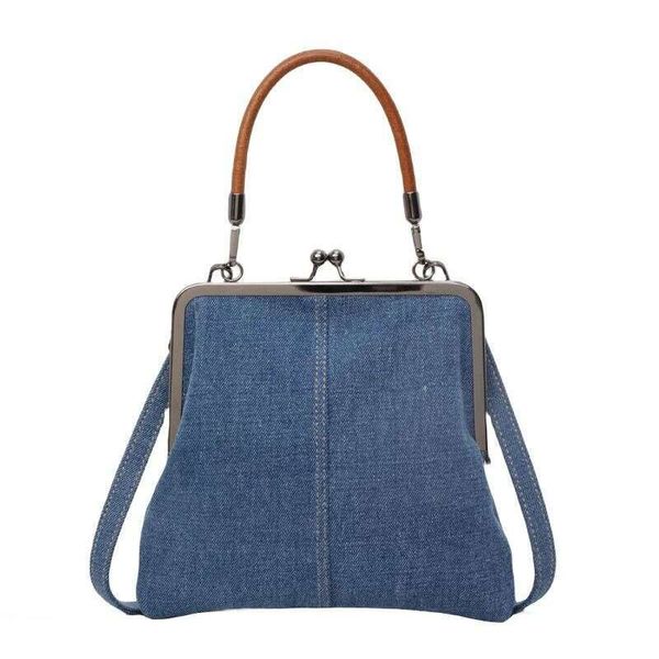 Denim bag crossbody bag new handbag versatile commuting handmade women's bag denim phone bag