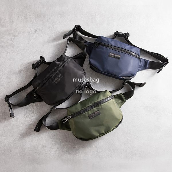 Men's multi-functional waist pack Fashion trend sports chest bag personality Oxford cloth waterproof crossbody bag street riding bag