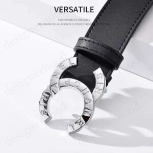 Hot Sales Channelbelt For Women Men Designer Chan Belt Womens Mens Casual Letter Smooth Buckle Change Belts Width 3.5Cm And 3.0Cm Very Good 91d