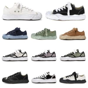 Maison Mihara Yasuhiro Peterson OG Sole Low Cut Men Women Designer Shoes Casual MMY Black White Canvas Shoes fashion luxury designer trainers