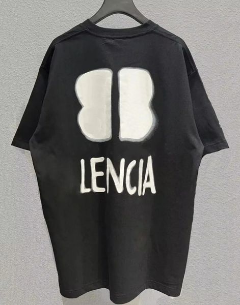 Summr tshirt designer men t-shirts woman fashion oversize tshirts graphic tees short sleeve tshirt black white shirts casual loose tops Tattered clothing plus size