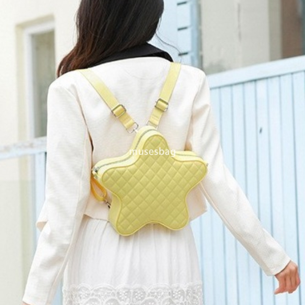 High quality new niche design fashionable jelly bag PVC five pointed star crossbody women diamond grid bag star commuting to work and school shoulder bag