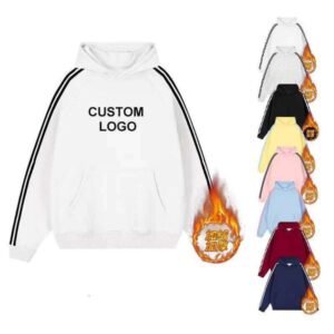 Printed Sportswear High-Quality Cotton Fleece Blank Heavyweight Thickened Oversized Solid Color French Terry Women's Gym Hoodie