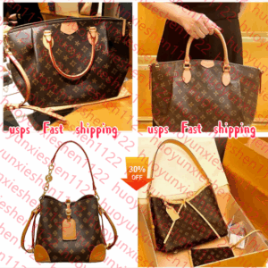 designer bag luxury Shoulder Bags designers purse designer woman handbag Brown flower Women Tote bag Brand Letter Genuine Leather Bags lady crossbody bag M48812