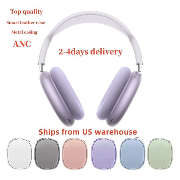 ANC Top Quality for airpods pro Max 2 3 bluetooth Headphone Accessories airpods max Transparent TPU Waterproof Protective case pro 2 3 4 Max Headphones cover Case