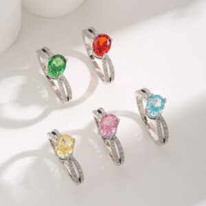 Stylish Fashion Accessory – Premium Crafted Semi-Precious Metal Inlay Floral Motif Earrings