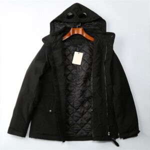 Mens plus size Outerwear Men Cotton Warm Hooded Jacket Autumn Winter Solid Zipper Windproof Sweatshirts Casual Slim Fit Coat Light Down Jackets