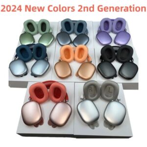High for Pods Pro Headphones Maxes Accessories pro Max Wireless Earphone Top Quality Metal Earmuffs Silicone Protective Cases max 2