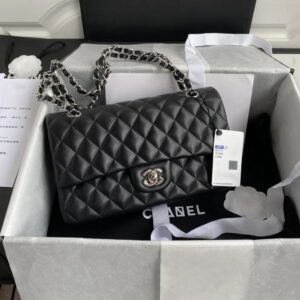 designer shoulder bags classic gold buckle classic flap diamond patterned chain shoulder strap sheepskinflap bag crossbody shoulder bag black caviar 001