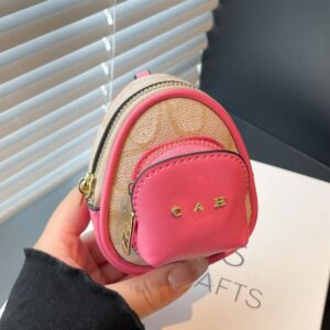 Designer Keychain For Womens Mini Bags Leather Keyring Keychain Bag Charm Stylish Keychain Hangings Leather Keychain01