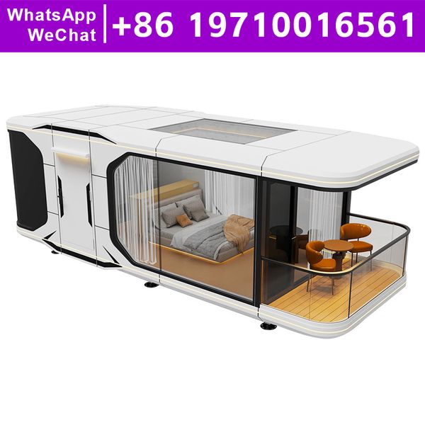 Space Capsule House Tiny Home Prefabricated Module Houses Capsules to Live Eco-Friendliness Buildings Prefab House Villa Modular