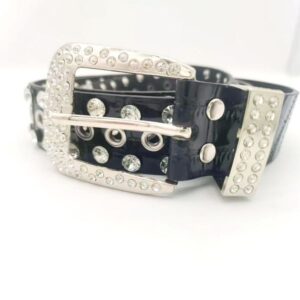 Elegant Handcrafted Belt Featuring Rhinestone Nails – Made by Indian Wholesale Manufacturer