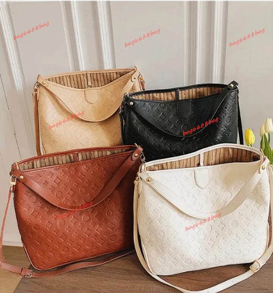 2024 Women s Designers Crossbody Ened Flower Handbag Shoulder Bags Fashion Composite Lady Clutch Tote Bag shopping Female Coin Purse Wallet