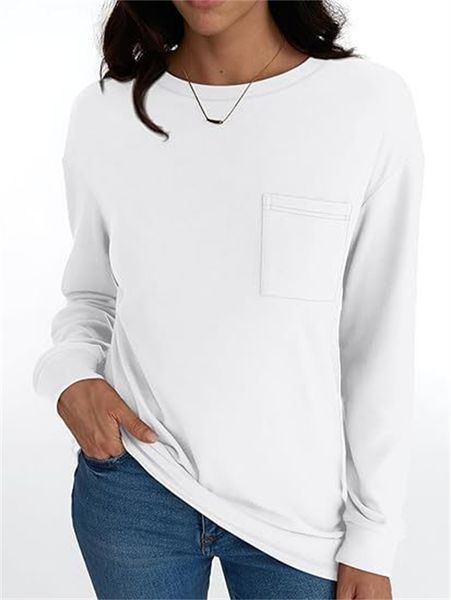 ZJO Women Fashion Casual Designer High Quality Casual T-shirt and Cotton Retro Sweatshirt Unisex Oversized