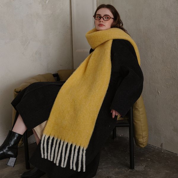 1-785 Cashmere scarf , versatile, double-sided, warm and soft neck shawl for women