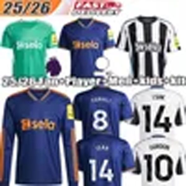 newcastled united 25 26 Soccer Jerseys Bruno G 14 Isak GordonBotman Joelinton Tonali Livramento Willock Krafth jersey football shirt kit kids nufc 25 26 long sleeves