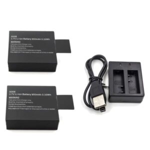 Camera Batteries 3.7V 900Mah Rechargable Li-Ion Battery For Sj4000 Sj5000 Sj6000 Wifi Sjcam Sport Action Dv Sj Dedicated Drop Delivery Otcfe