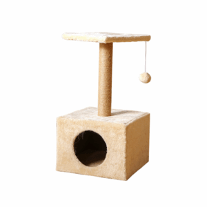 Solid Wood Cat Tree – Durable & Safe for Cats