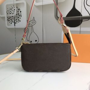 Brown Checkerboard Pattern Simple Crossbody Bag Fashionable Women's Chain Shoulder Bag Luxurious Designer Bag