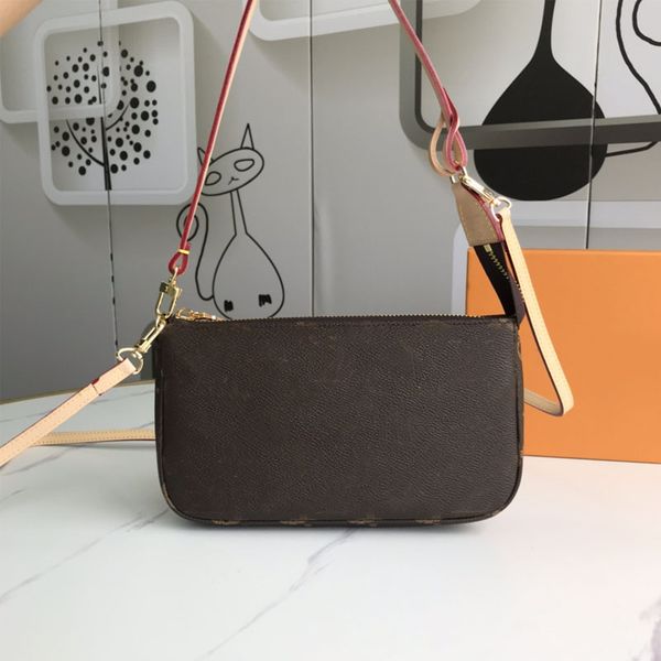 Brown Checkerboard Pattern Simple Crossbody Bag Fashionable Women's Chain Shoulder Bag Luxurious Designer Bag