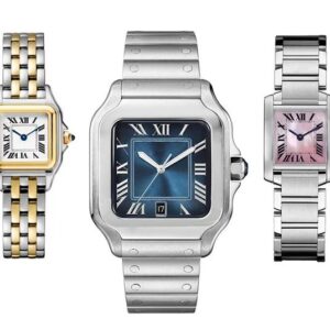 High quality watch mens and womens watches 904 stainless steel Swiss craft fired steel watch hands waterproof sapphire glass