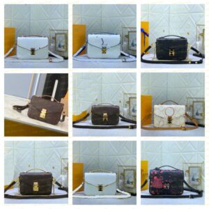 Luxury Leather Designer Bag Handbag With Floral Pattern Travel Portable Shoulder Bag Crossbody Bag Women's Handbag