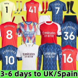 25 26 CALAFIORI soccer jerseys RICE SAKA Fans Player ZUBIMENDI MARTINELLI RUSSO 2025 football shirt Kids ODEGAARD SAMBI VIEIRA SALIBA HAVERTZ Lewis-Skelly GYOKERES