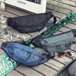 Men's waist pack Japanese fashion personality chest bag trend Korean version small crossbody bag casual shoulder bag